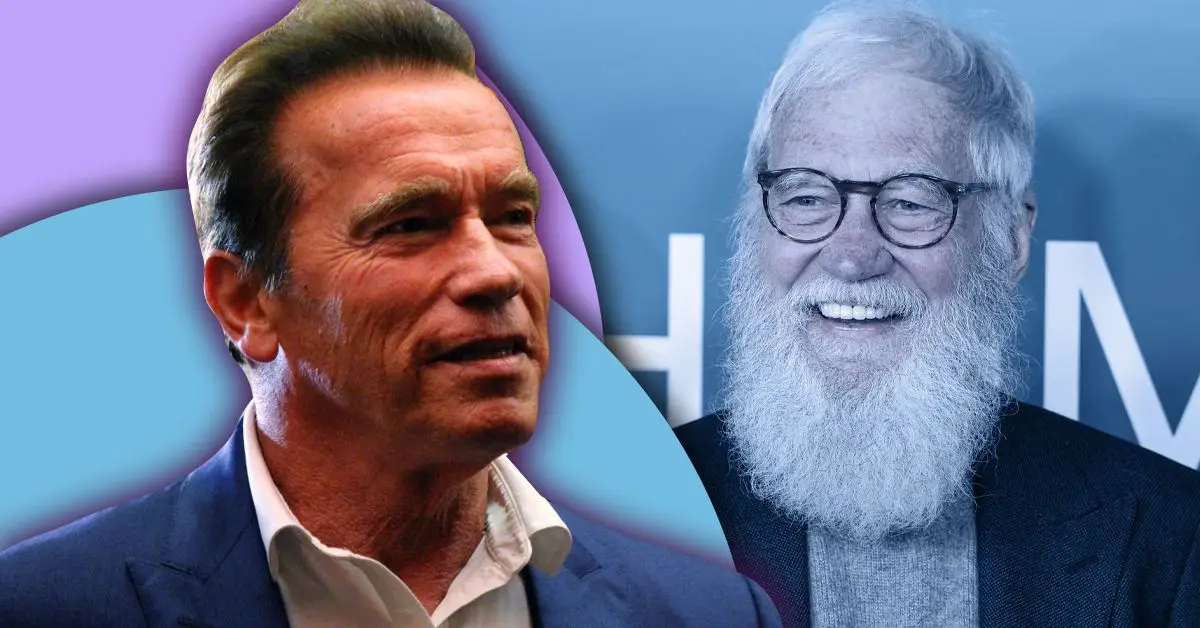 Arnold Schwarzenegger a David Letterman