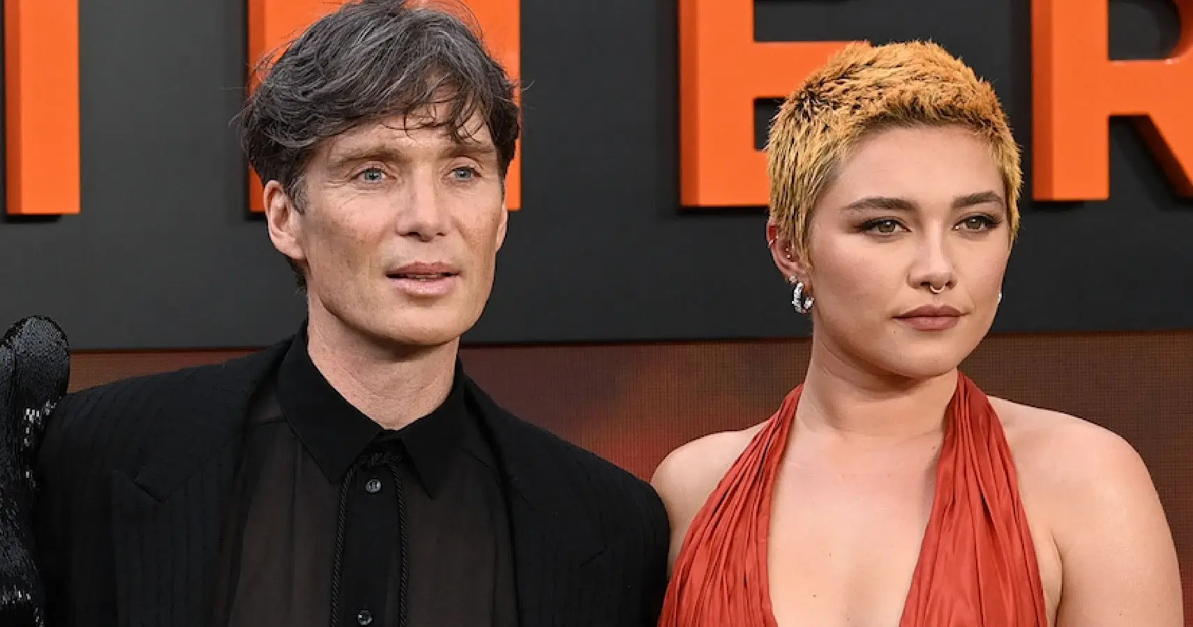 Cillian Murphy och Florence Pugh på röda mattan