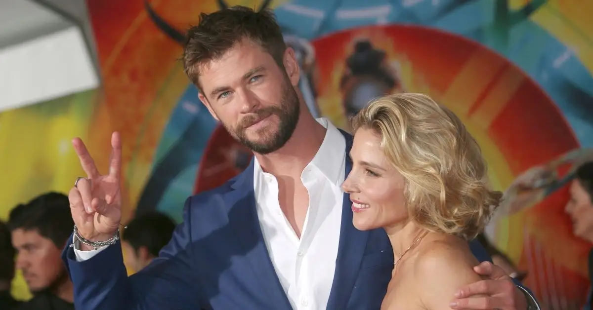 Chris Hemsworth e Elsa Pataky no tapete vermelho