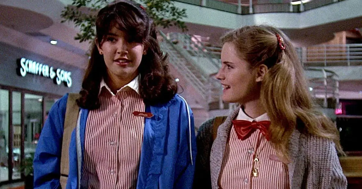 Phoebe Cates und Jennifer Jason Leigh von Fast Times an der Ridgemont High