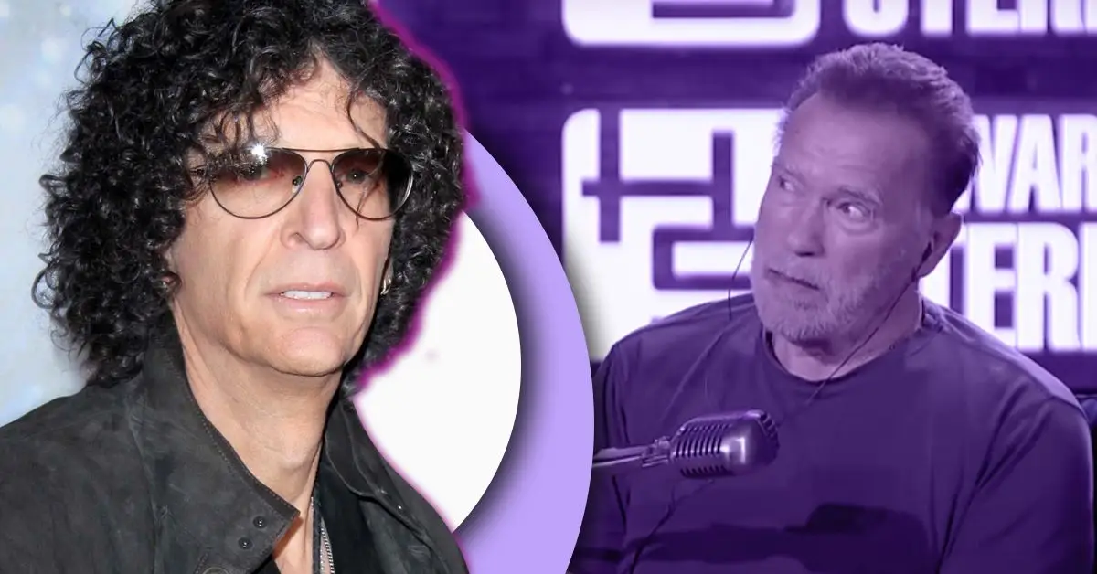 Arnold Schwarzenegger y Howard Stern