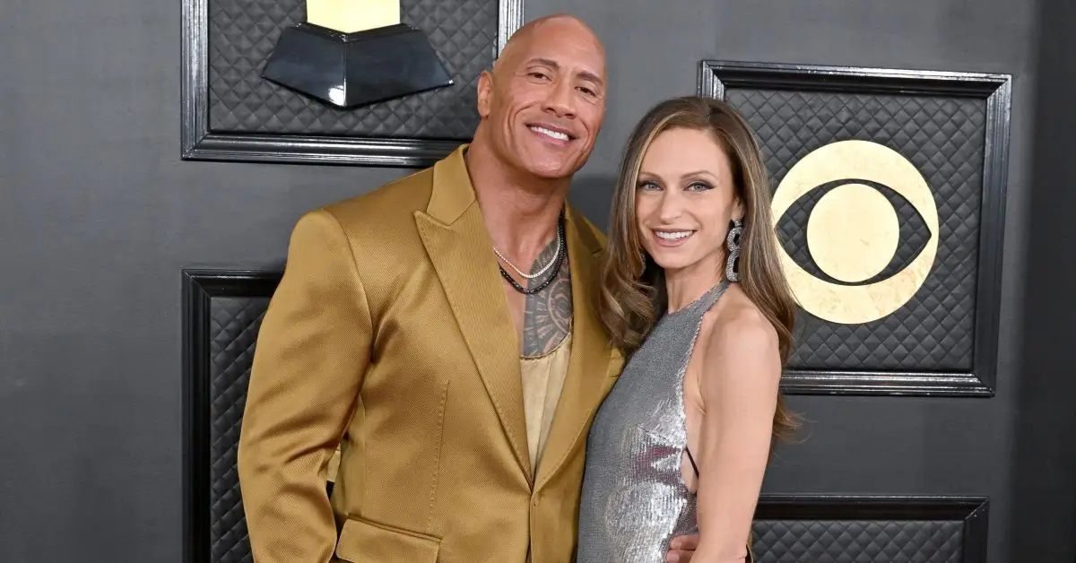 Dwayne Johnson et Lauren Hashian aux Grammy Awards
