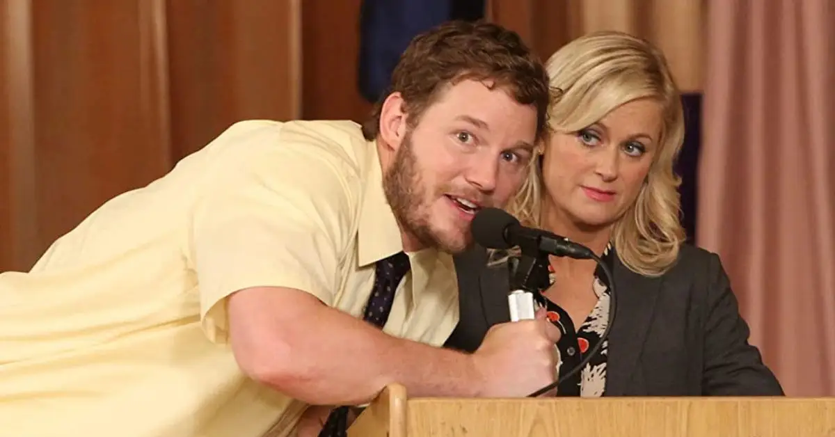 Chris Pratt com a Andy Dwyer de Parks and Recreation