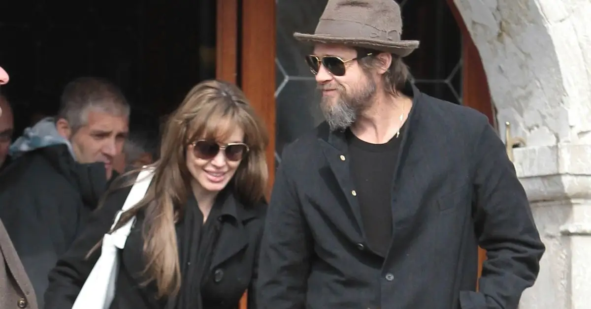 אנג'לינה ג'ולי ובראד פיט באיטליה