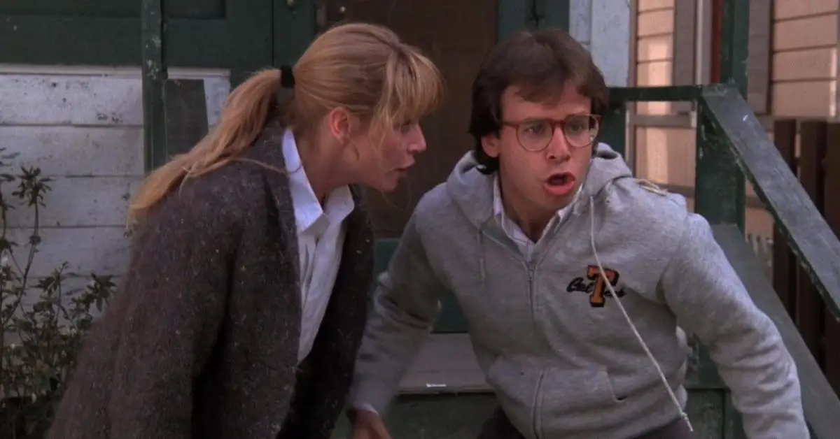 Marcia Strassman a Rick Moranis vo filme Honey I Shrunk The Kids