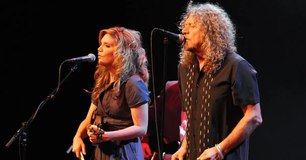 רוברט פלאנט ואליסון קראוס על הבמה