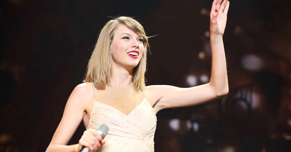 Taylor Swift em um show na China em 2014