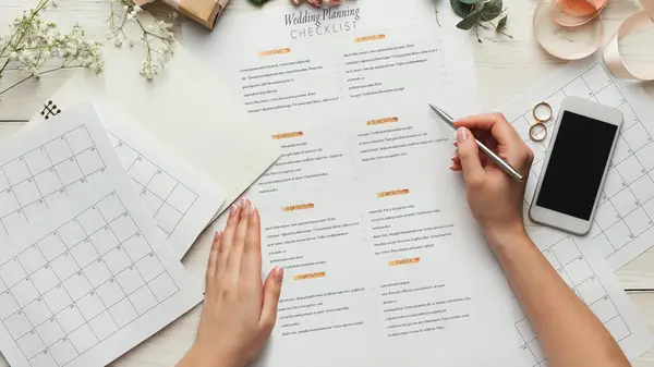 Wedding planning check list