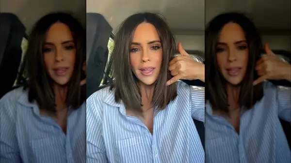 A woman with a choppy, uneven bob