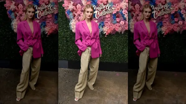 Rosie Huntington-Whitley posing