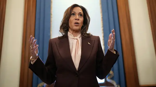 Kamala Harris solidying electoral college votes for the 2024 Presidential Election