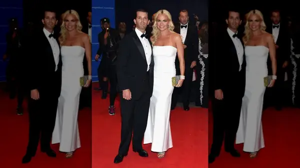 Don Jr. and Vanessa Trump together on the red carpet in black tie attire