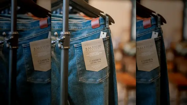 A pair of Raleigh jeans