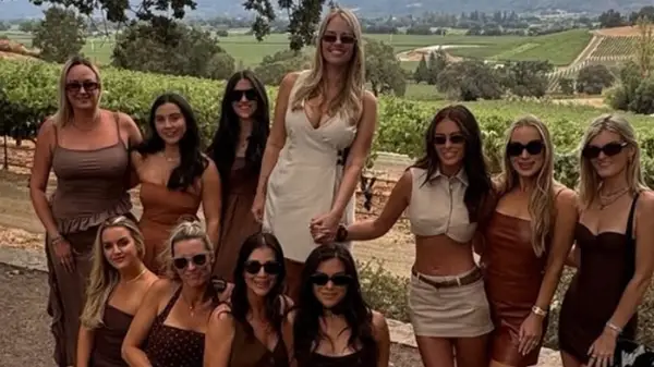 Paulina Gretzky and her friends on a bachelorette party