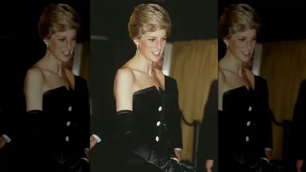 Princess Diana strapless dress