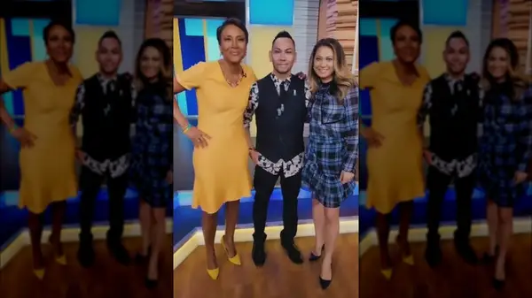 Ginger Zee with Robin Roberts on Good Morning America