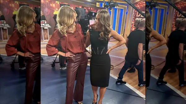 Lara Spencer and Ginger Zee on Good Morning America