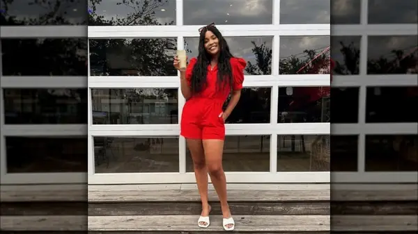 Red romper