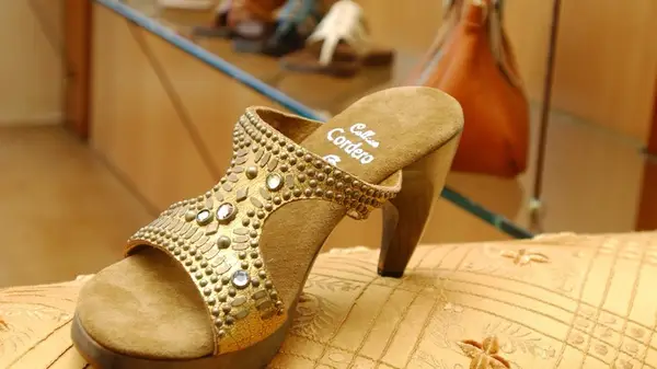 A heeled Calleen Cordero sandal