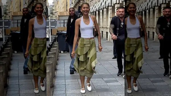 Zendaya wearing Mary Janes