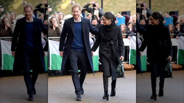 Prince Harry and Meghan Markle in Cardiff