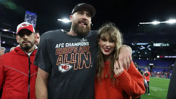 Taylor Swift with Travis Kelce