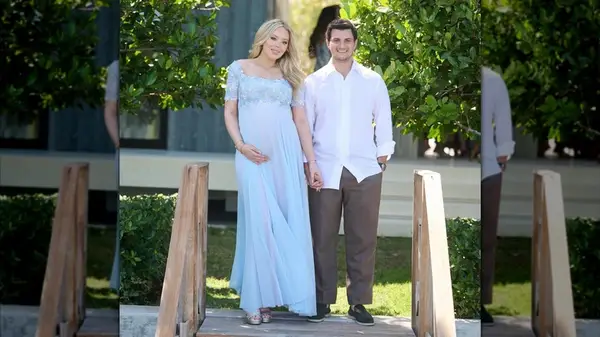 Tiffany Trump and Michael Boulos at her baby shower