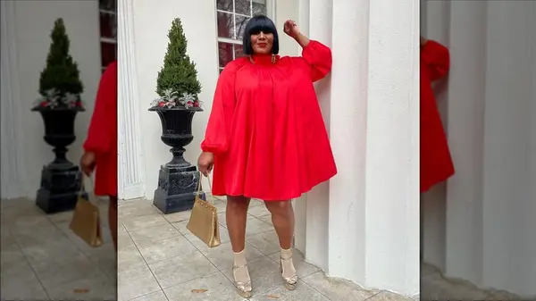 Woman wearing heels and socks