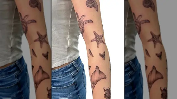 Marine sticker sleeve