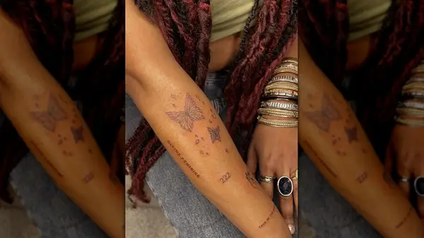 Sticker sleeve tattoos