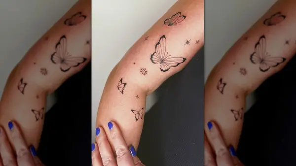 Sticker sleeve tattoos