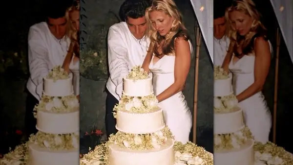 Carolyn Bessette-Kennedy with JFK Jr on their wedding day