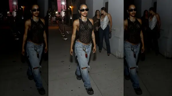 Teyana Taylor walking