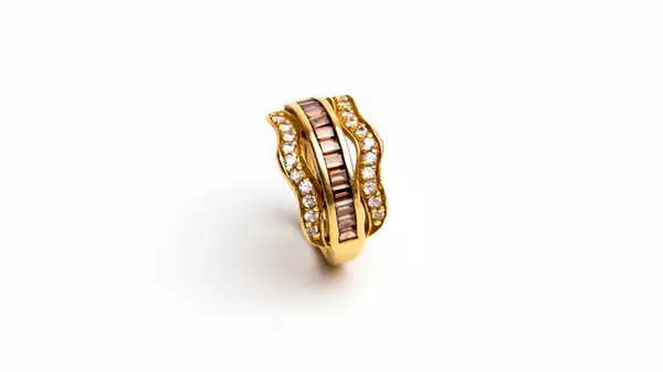 Ring with a thick band