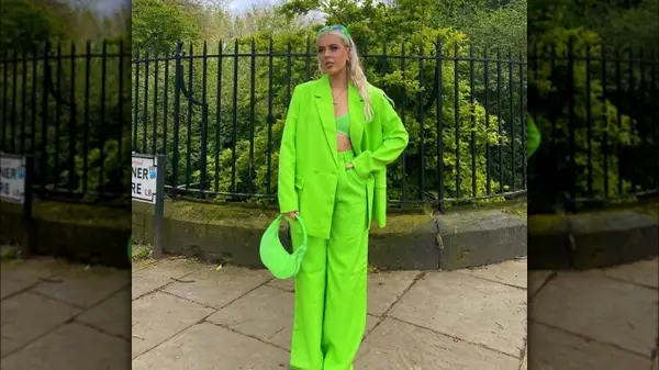 Bright green co-ord