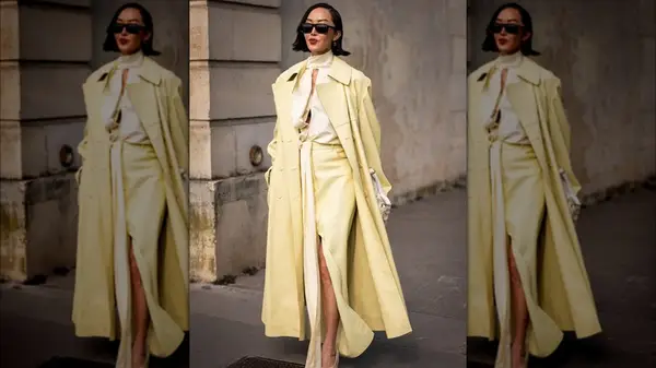 A woman wearing butter tones 