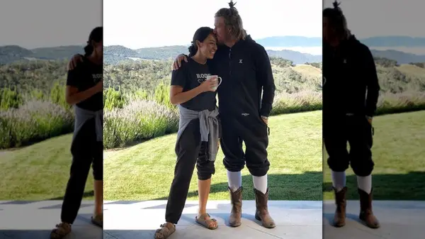 Joanna and Chip Gaines in the countryside