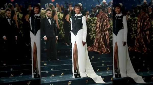 zoe saldana at the 2025 met gala