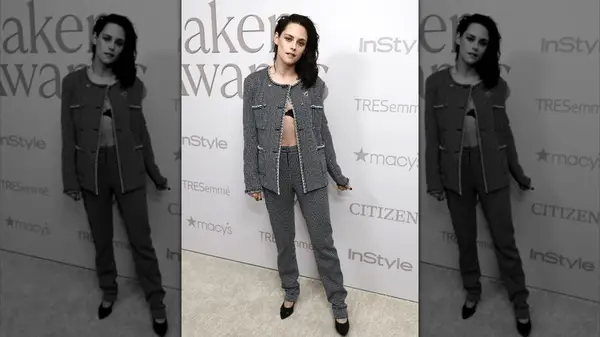 Kristen Stewart at the InStyle Imagemaker Awards in October 2024
