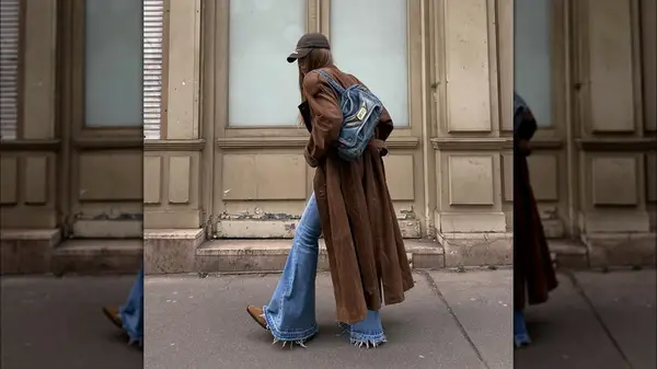 Woman wearing boots and jeans
