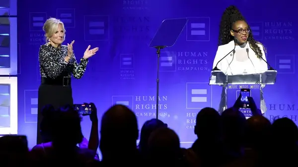 Jill Biden at the Human Rights Campaign