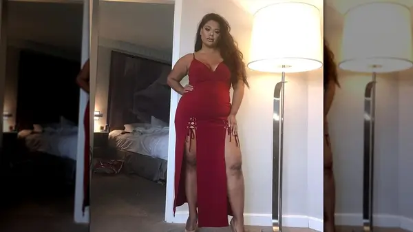 Sexy red dress