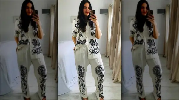 Woman taking a selfie