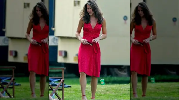 Kate Middleton is spotted at Harry and William