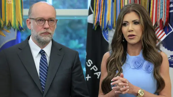 Kristi noem hüpfte einen ganzen Jahr zu spät in diesen veralteten Modetrend