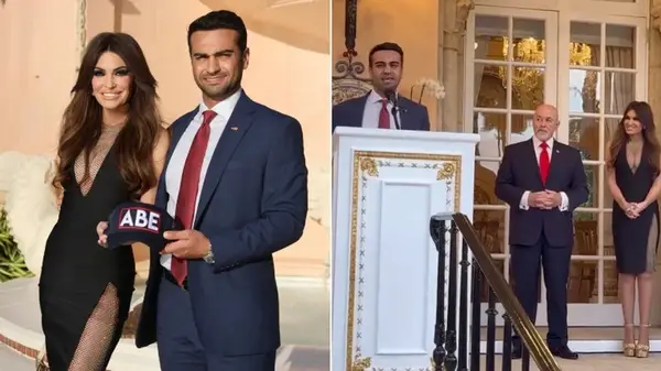 Kimberly Guilfoyle in revealing black dress at campaign event