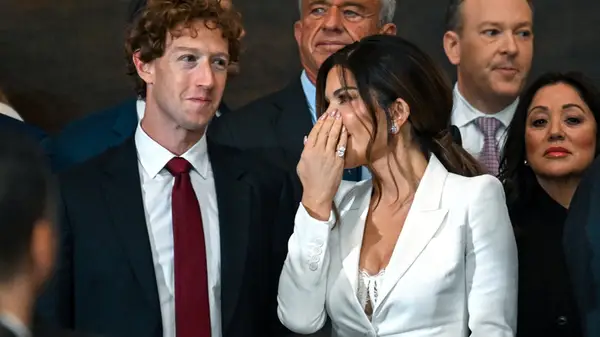 Mark Zuckerberg and Lauren Sanchez at Trump