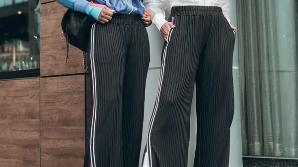 Smart joggers outfit with blouses