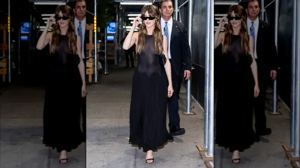 Daisy Edgar-Jones in black sunglasses