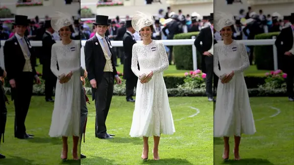 kate middleton at the royal ascot in 2016